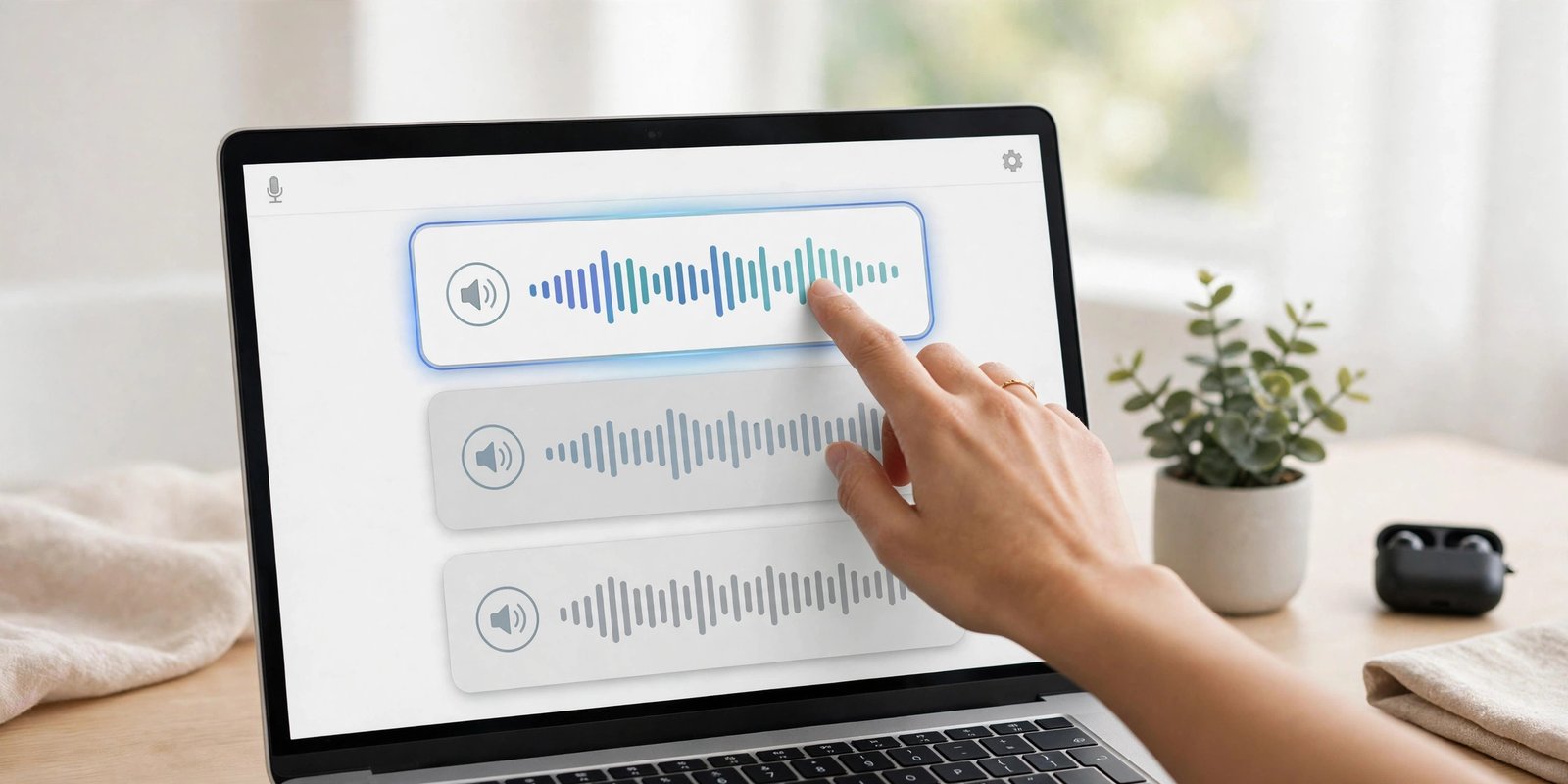 Choosing a natural AI voice for text to audio conversion